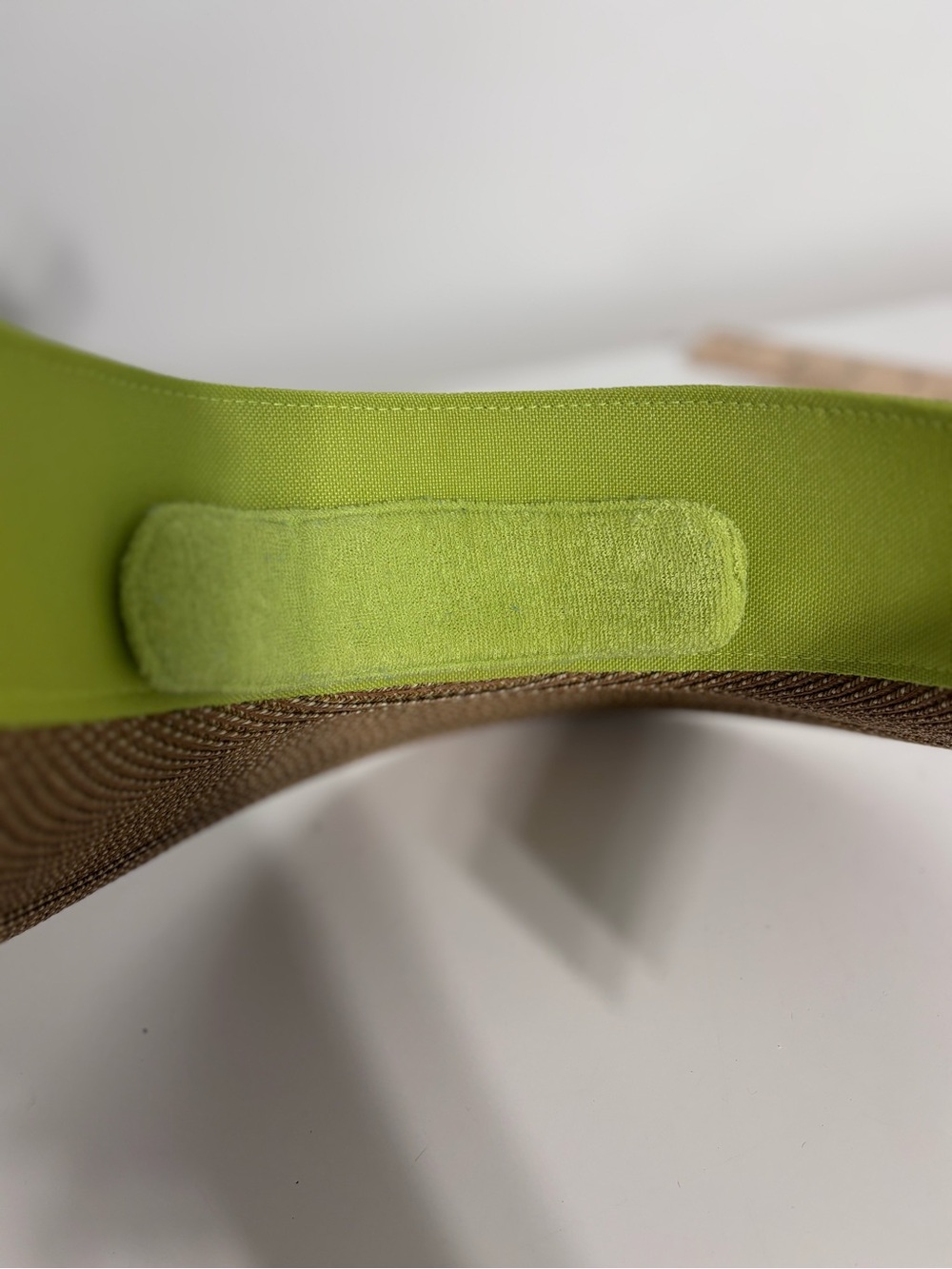 ERIC JAVITS NEW YORK CHAMP VISOR LIME GREEN Squishee UPF 50 Packable Sun Hat EUC - Picture 10 of 11